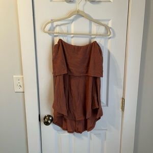 Peach Off The Shoulder Sweater